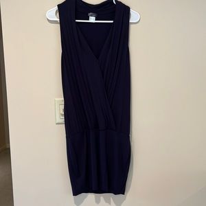 Mini skirt dress navy blue